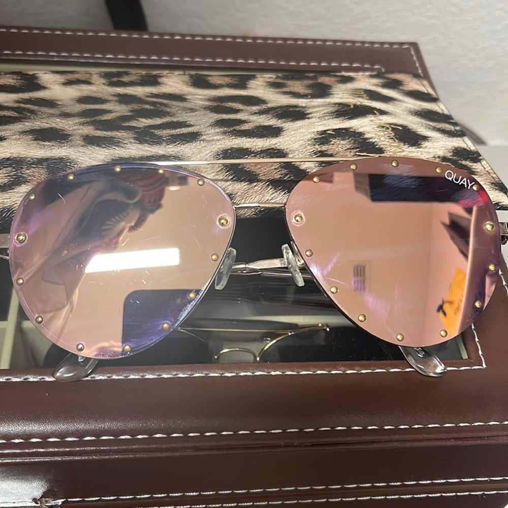 Quay Pink Sunglasses